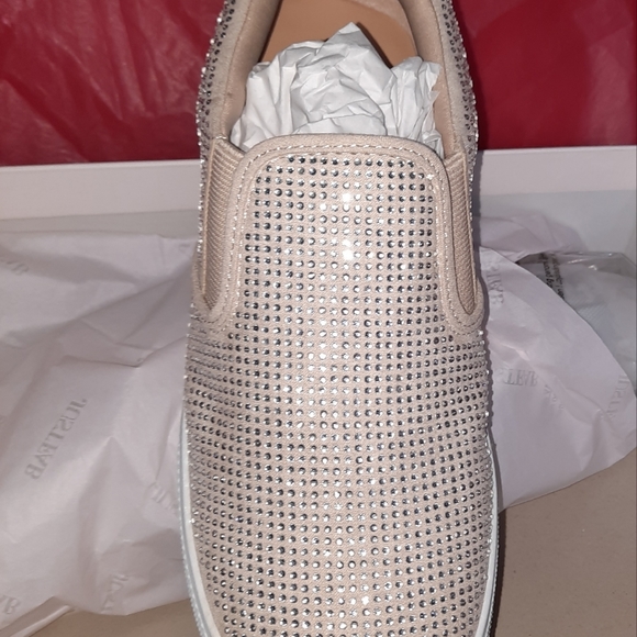 Slip on rhinestone sneakers size 8.5 - Picture 1 of 4